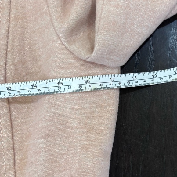 H&M Light Pink Blush Double Breasted Jacket Coat Trench Size 6 - Picture 10 of 11